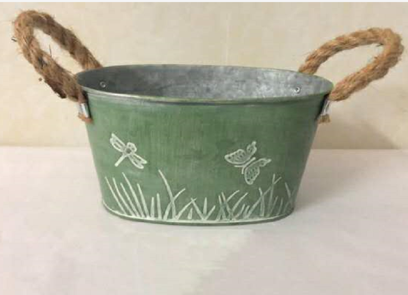 zink, tin pot