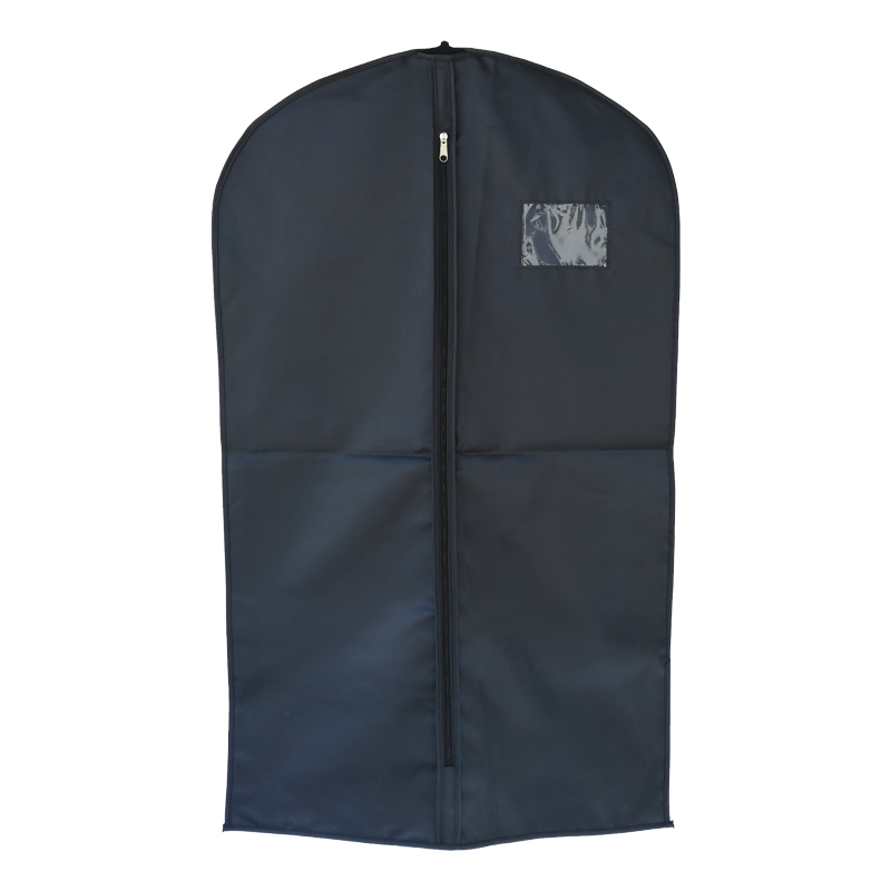 2020 custom wholesale black polyester suit cover without handle