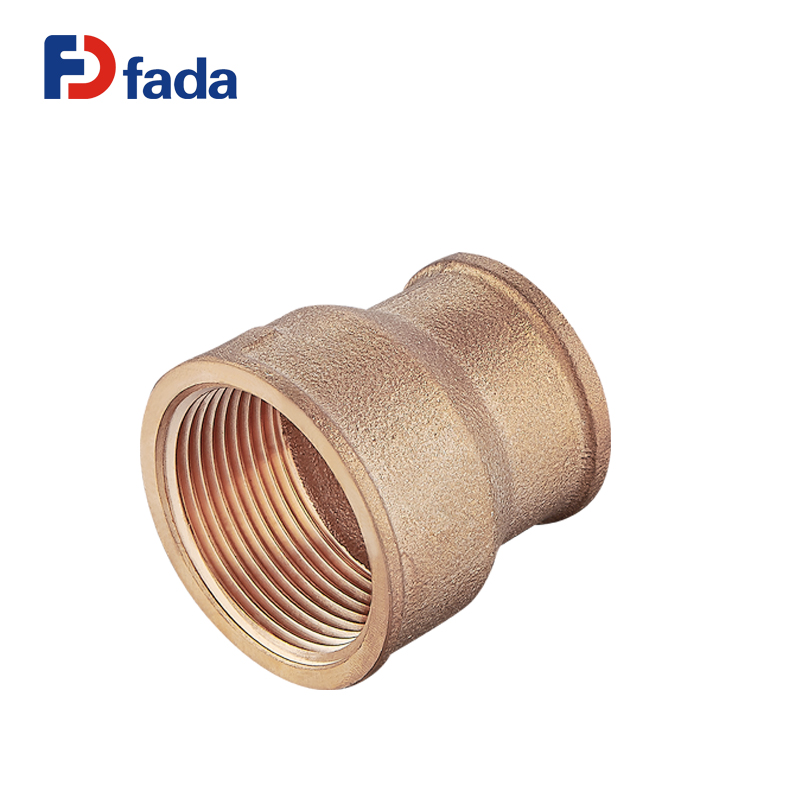 bronze reduced coupling female