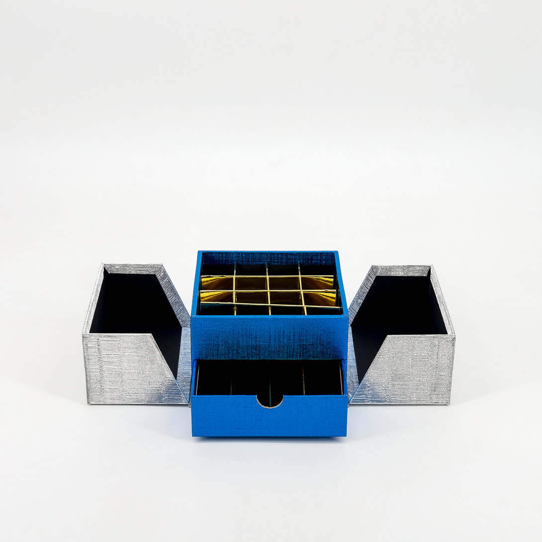 Rectangle Chocolate Candy Food Gift Box 2 Layers