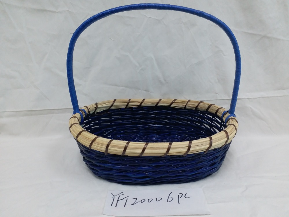 Gushi Yufeng wholesale 100% handmade new style wicker gift basket with handle