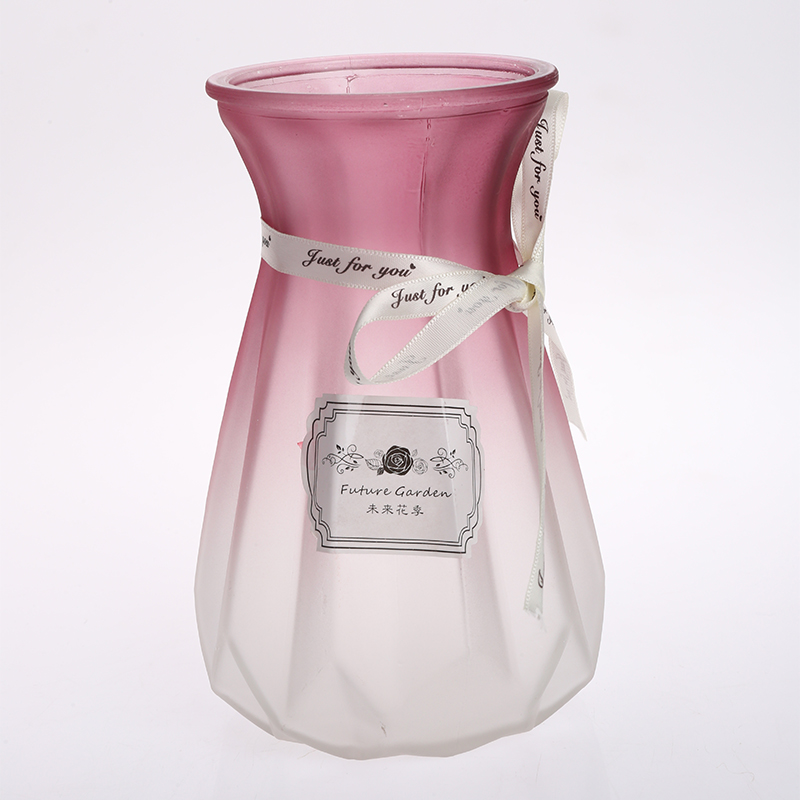 spray color glass vase
