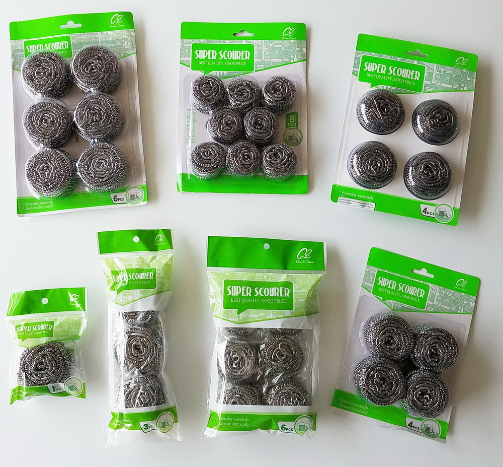 Kitchen clean stainless steel ball stainless steel scrubber