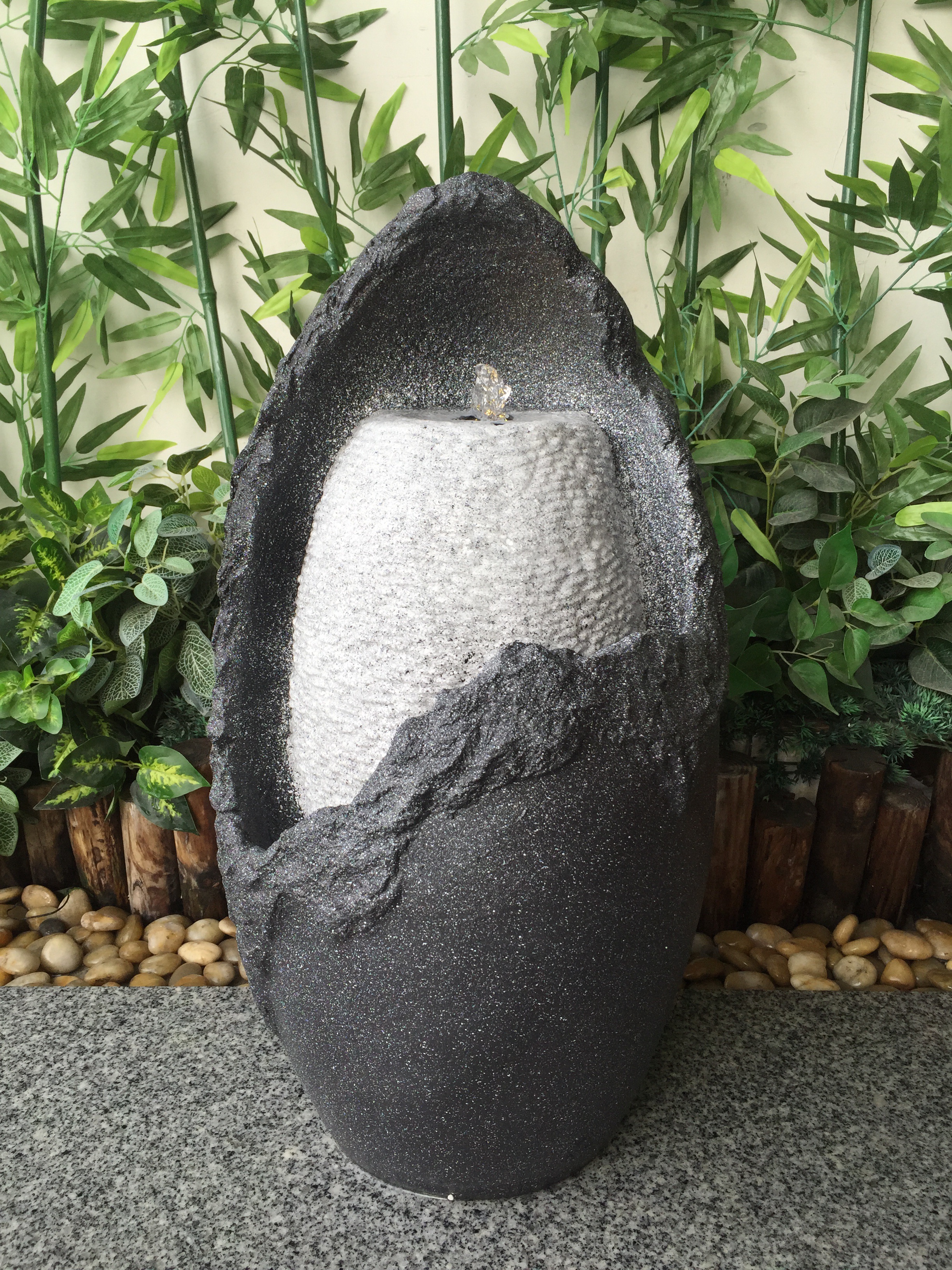 slate water fountain