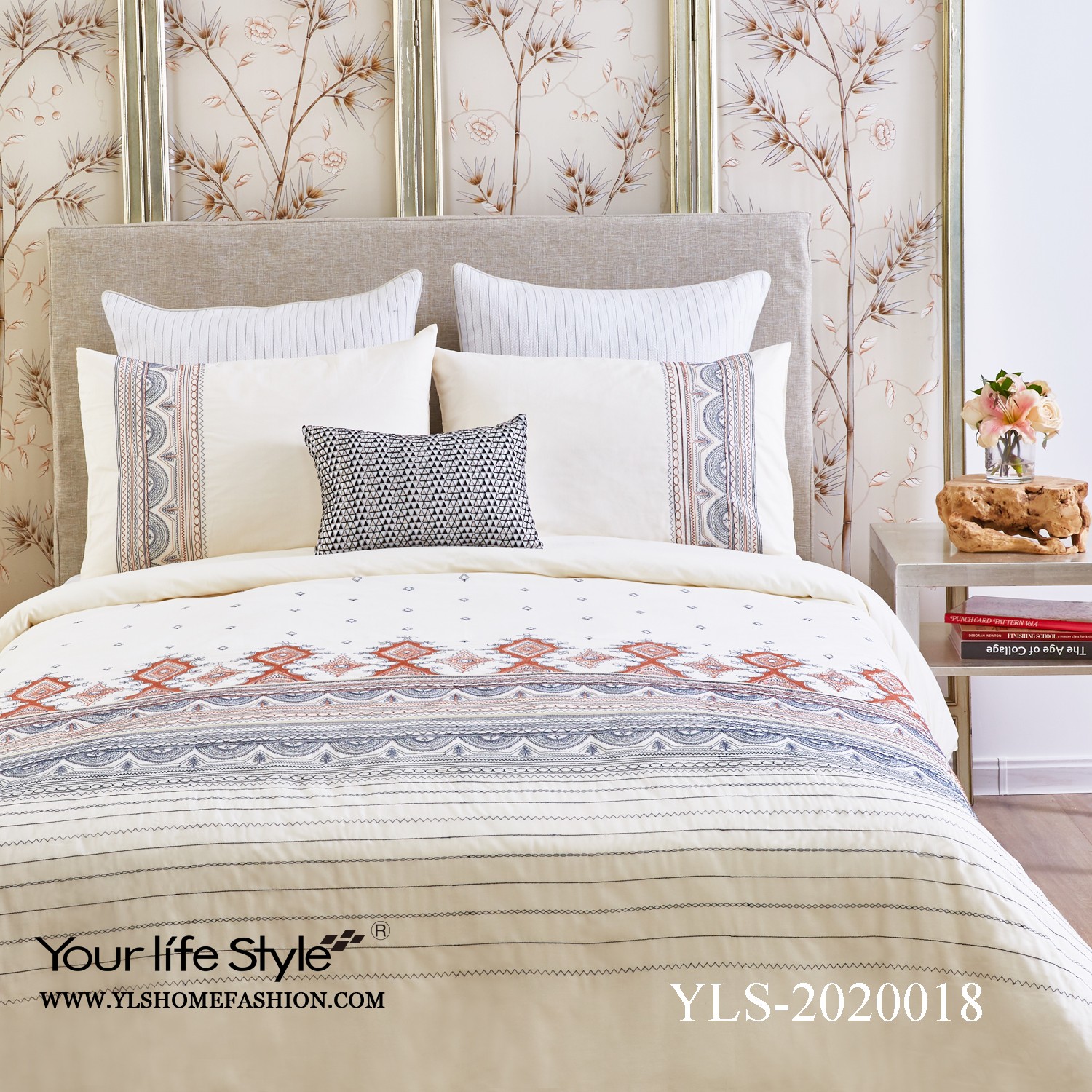 Audrey Five Piece Duvet Cover/Comforter Set