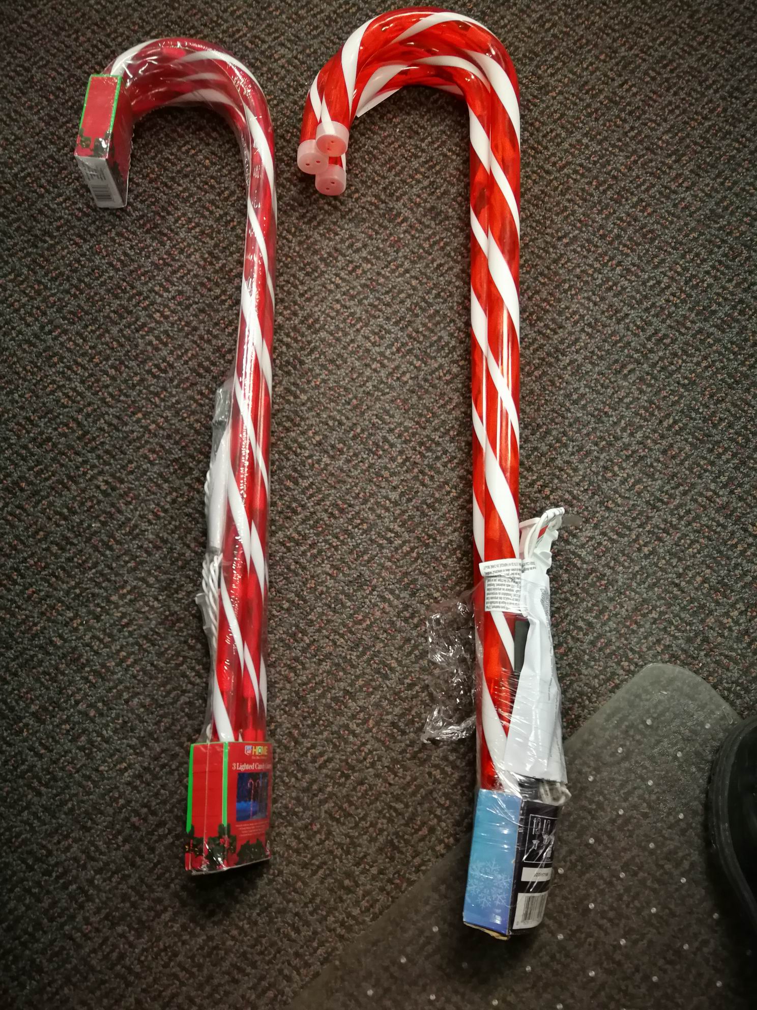 Candy cane lights, christmas lights, decorative lights