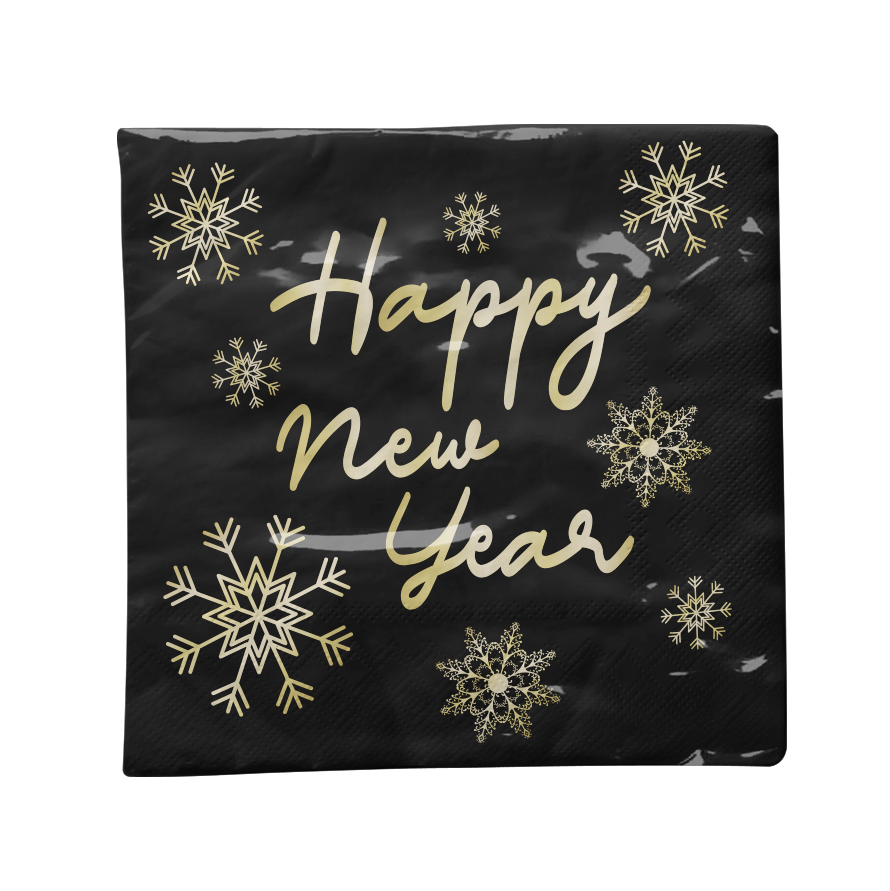 NEW YEAR Party Supplies Paper beverage napkin