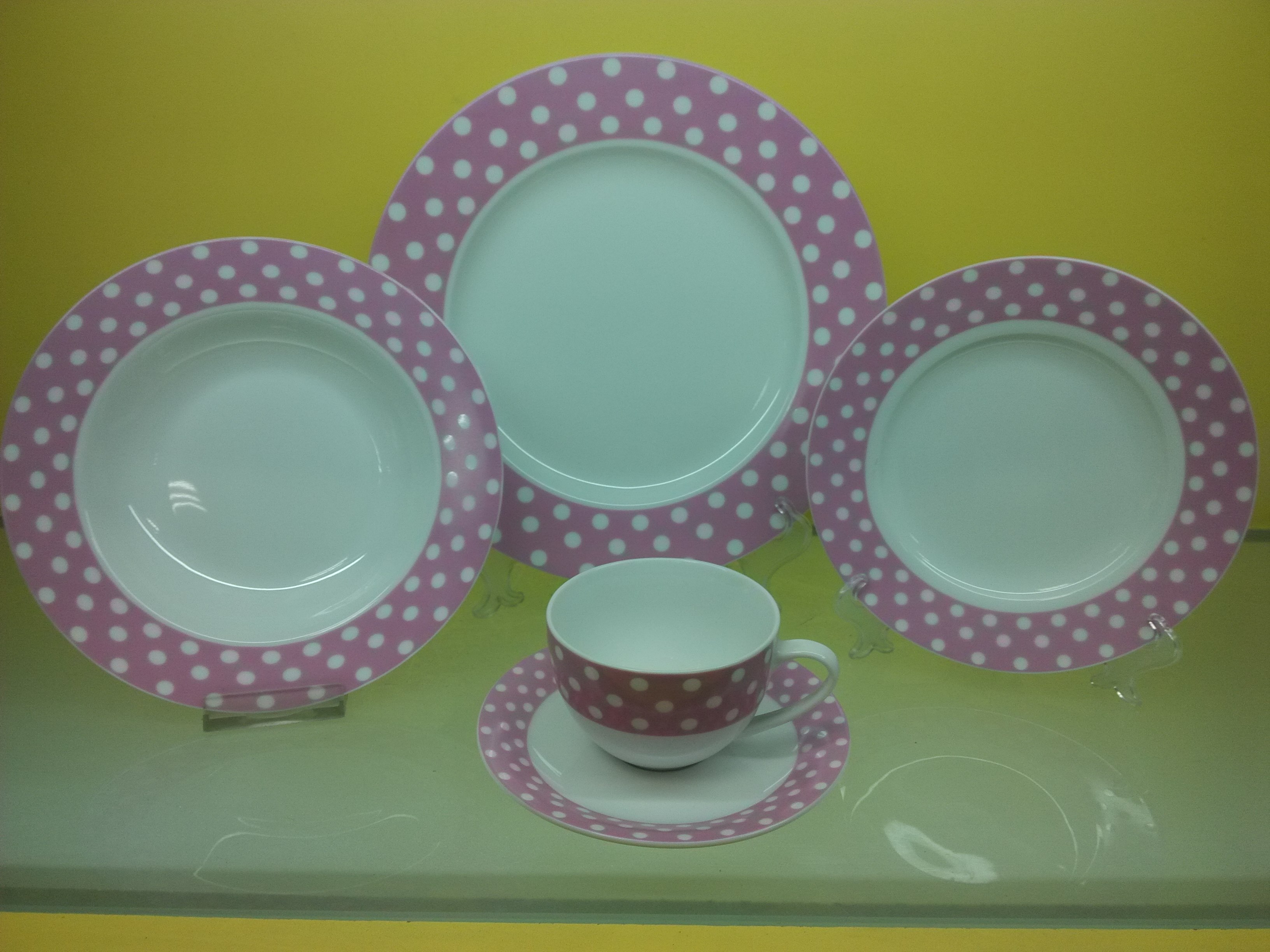 20pc Super White Porcelain