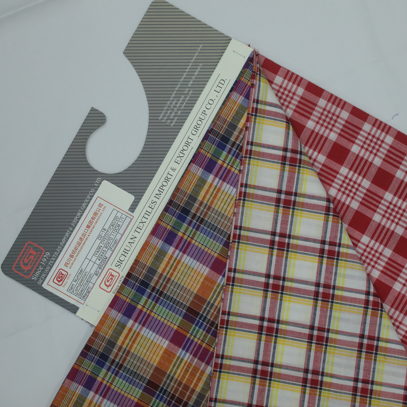 Poly/Cotton Yarn Dyed Fabric