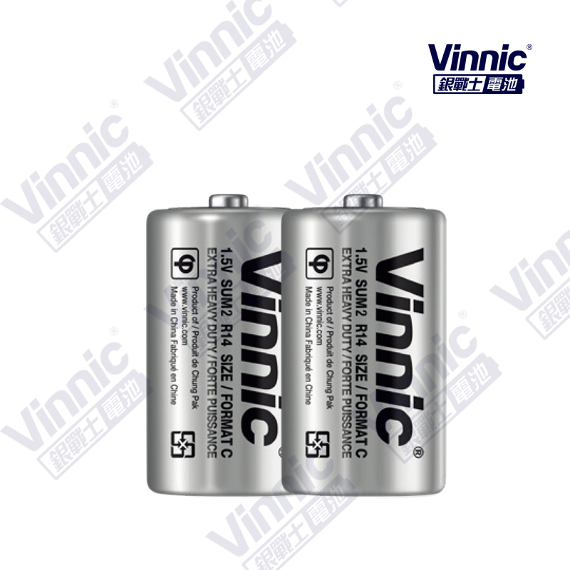 0% Lead Zinc Chloride Battery SUM2 R14 C Size SUPER-EXTRA HEAVY DUTY