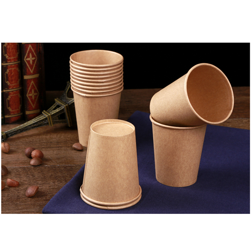 Disposable kraft paper cup