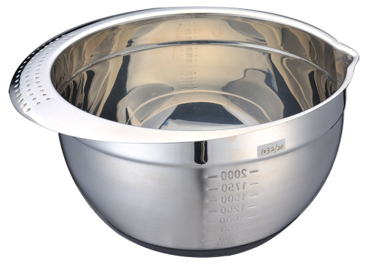Stainless Steel Mixing Bowl With Silicone Base
