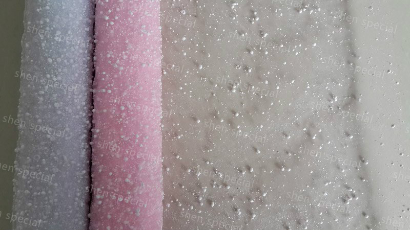 decoration fabric foam organzawrap fabric