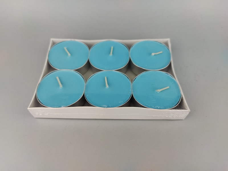 S/6 8hrs jumbo tealights in aluminium cup