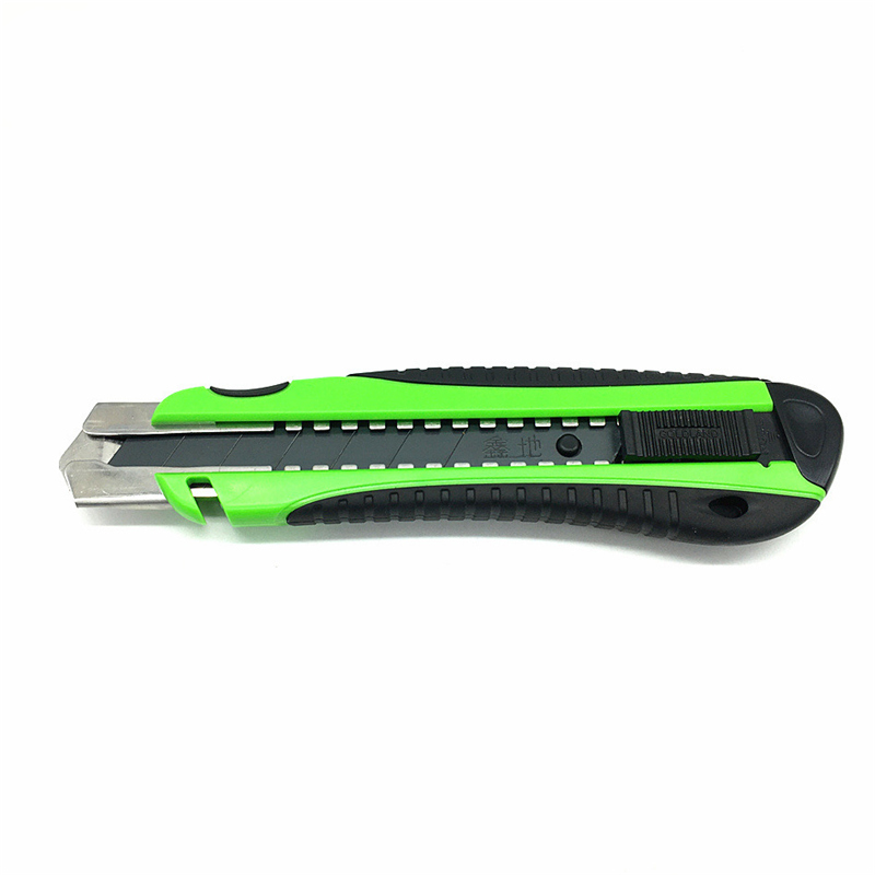 TPE twice rubber grooves design thicker art utility knife