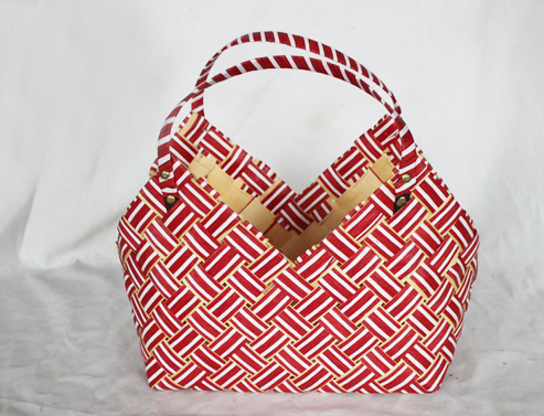 Kingwillow rectangle Willow Handwoven Easter Basket food basket with handle
