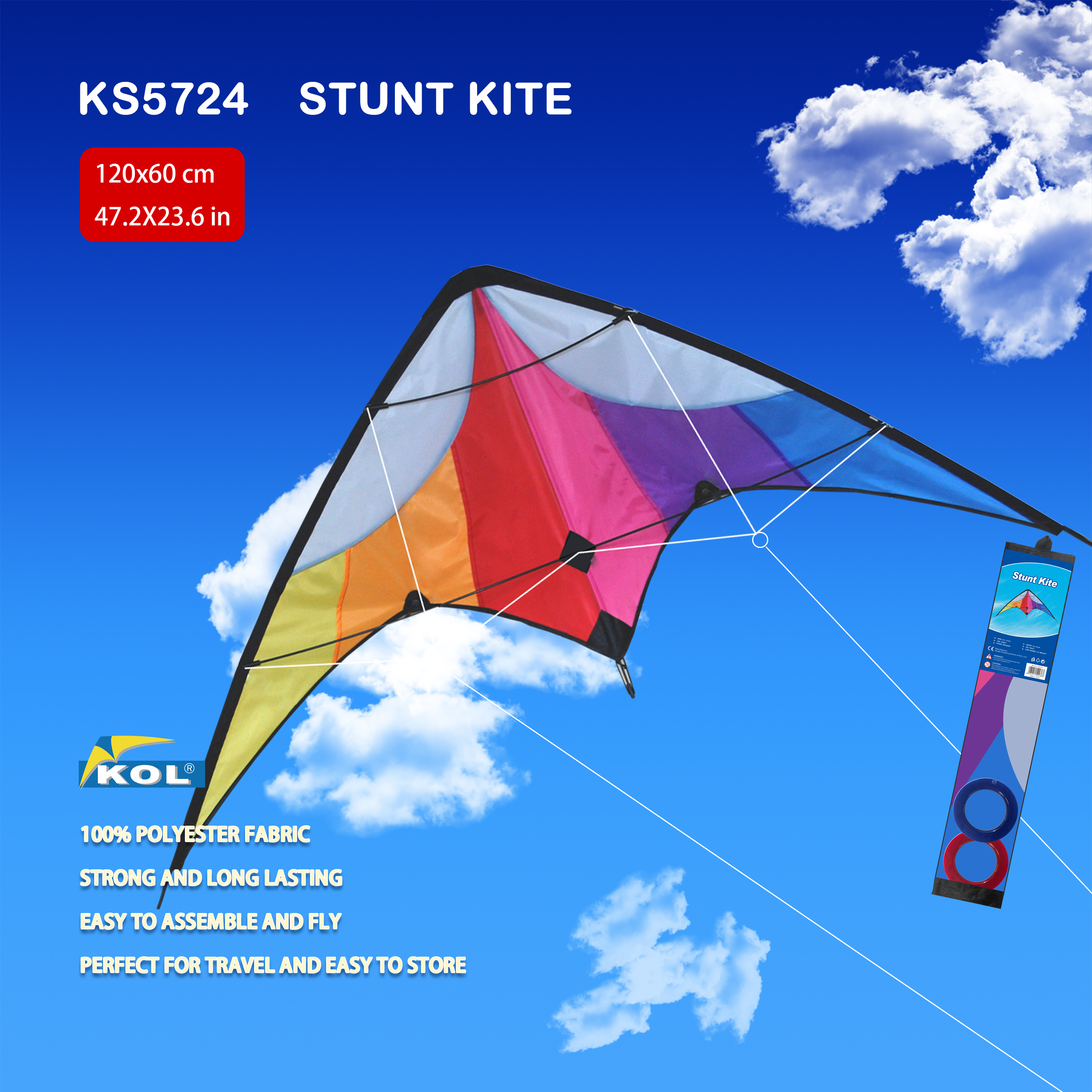 dual line stunt kite