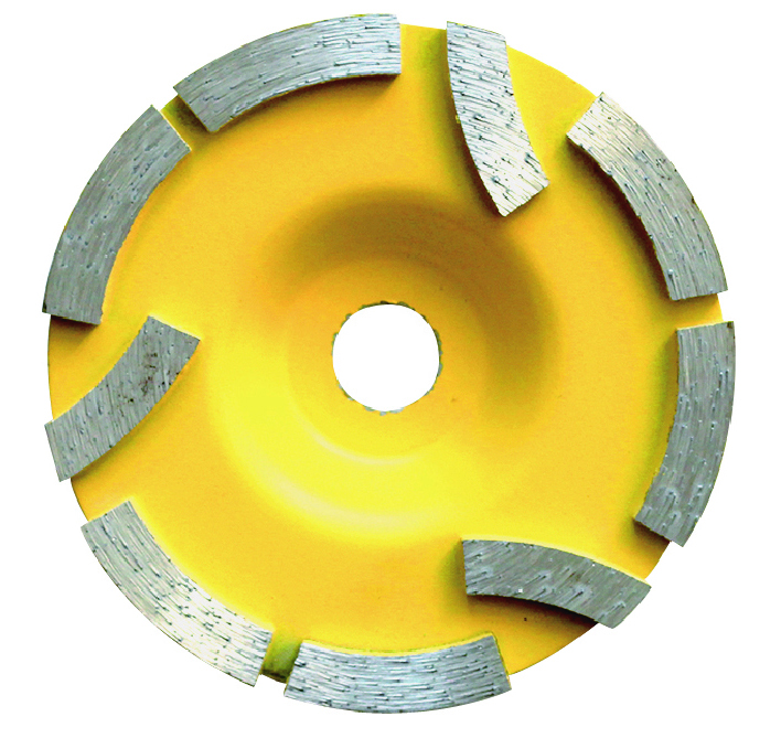 diamond flat helical segment grinding wheel