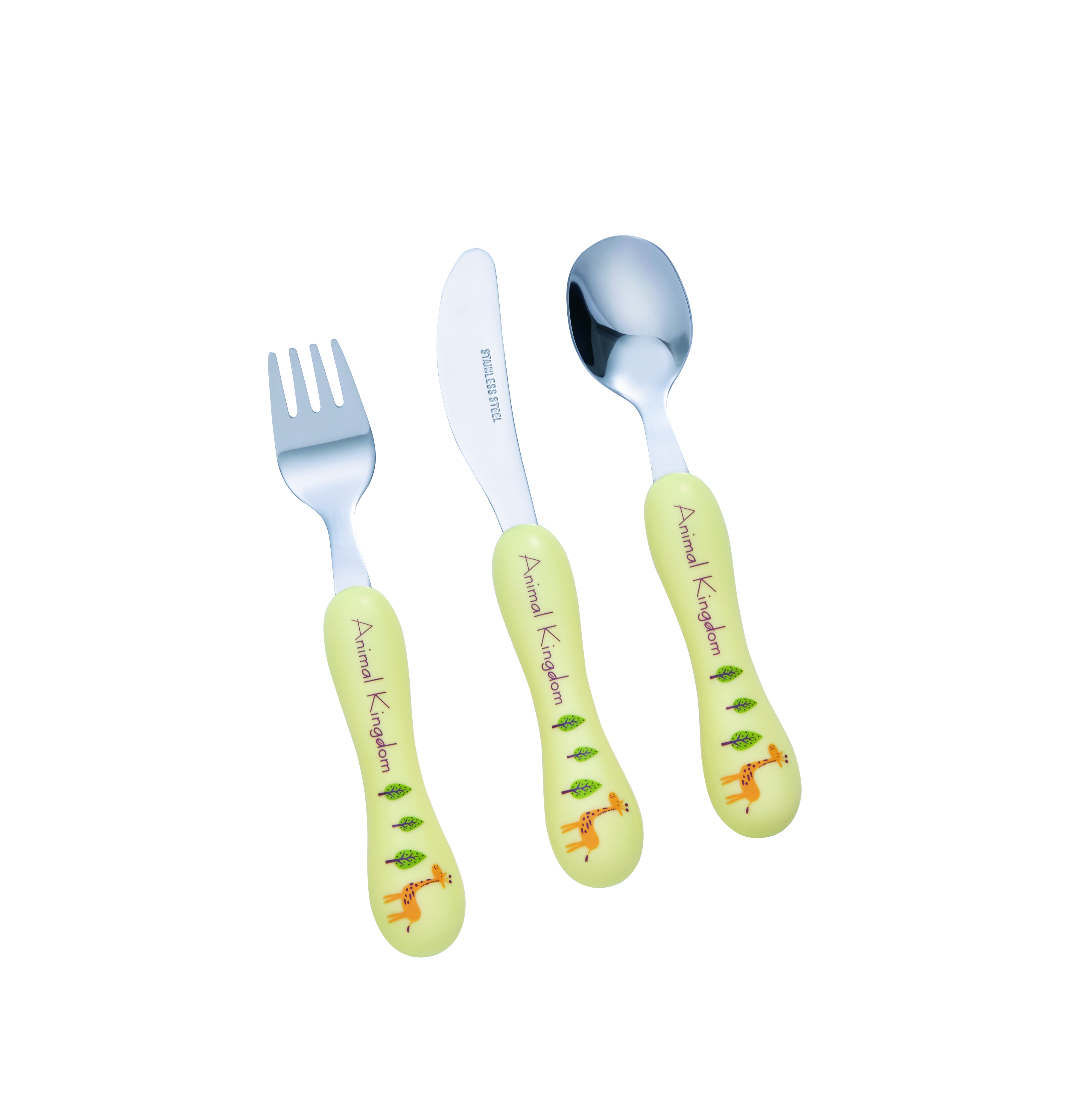 Stainless Steel Cutlery Set with Plastic Handle