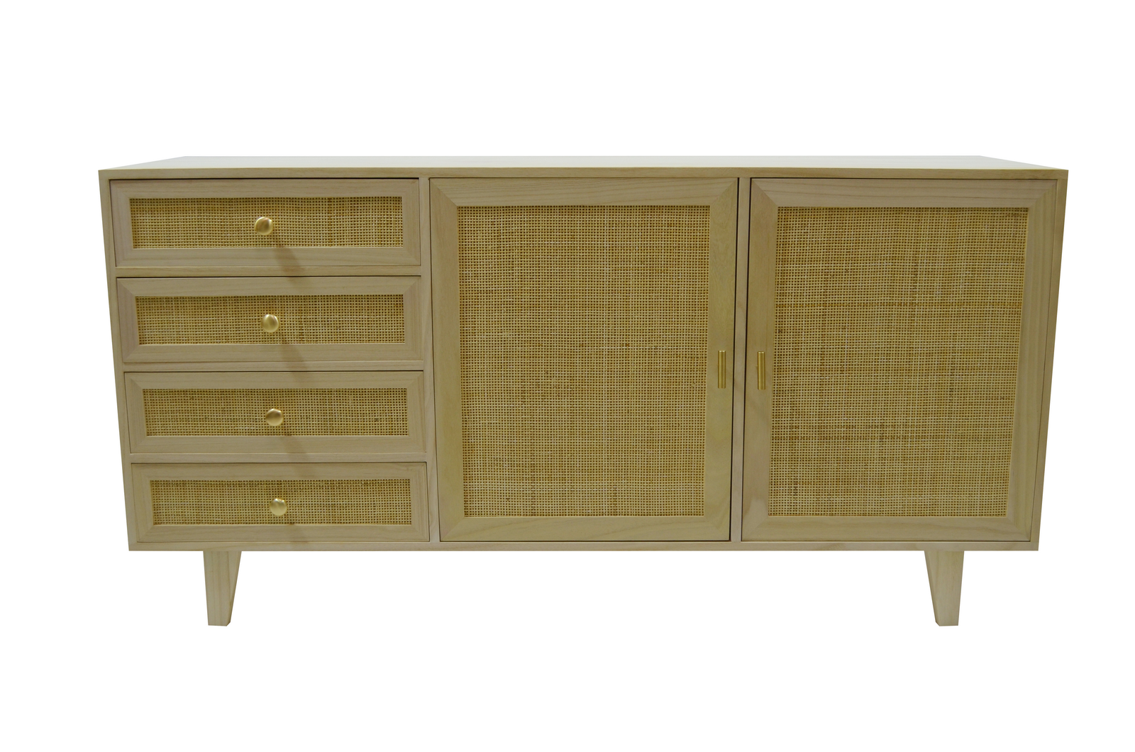 rattan storage cabinet