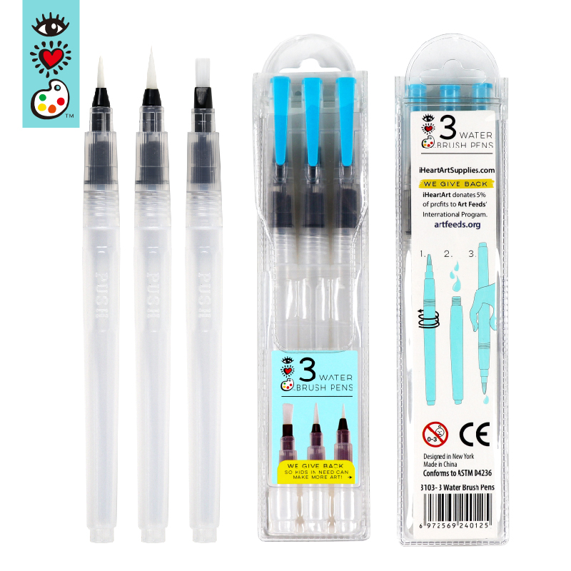 3PC Water Brush Pens