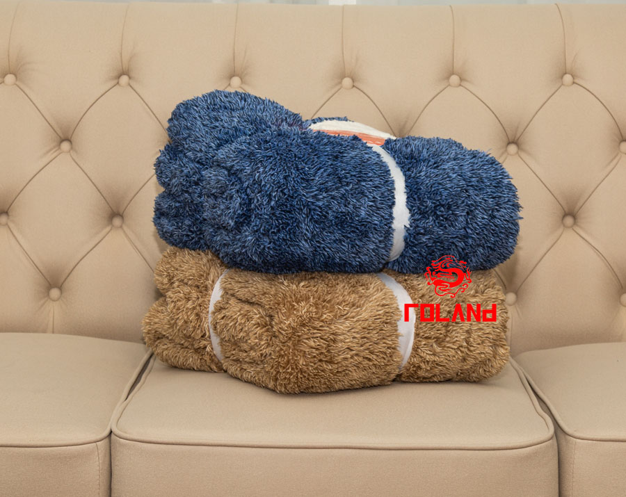 2-Tone Color Micro Plush Blanket/Throw