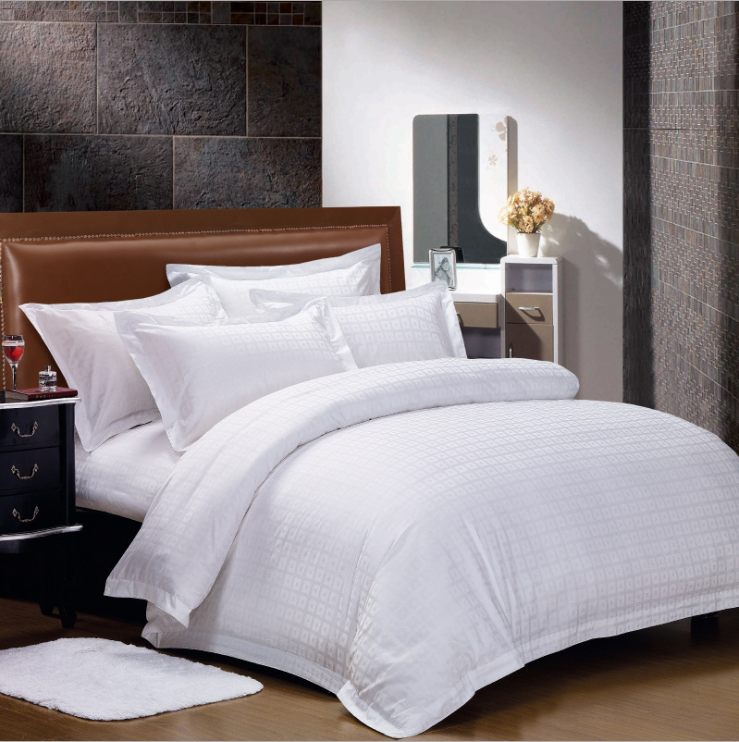 Dobby bedding set for hotel and home use