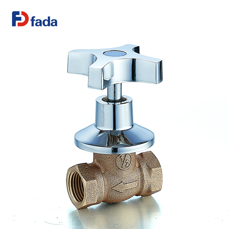 Bronze Globe Valve, Stop Valve -with Zinc Handle, Threaded Connection