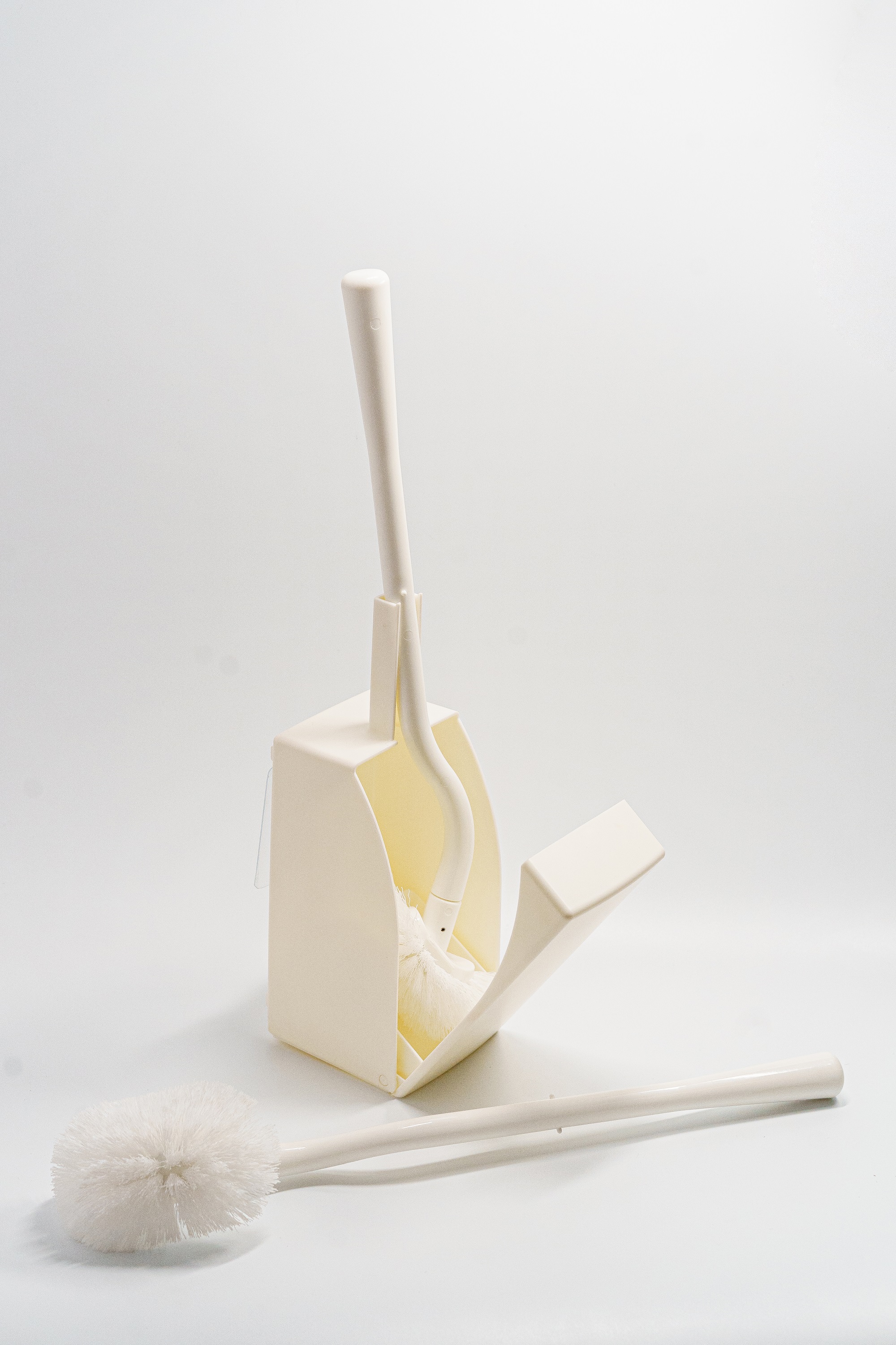 Toilet brush and caddy set