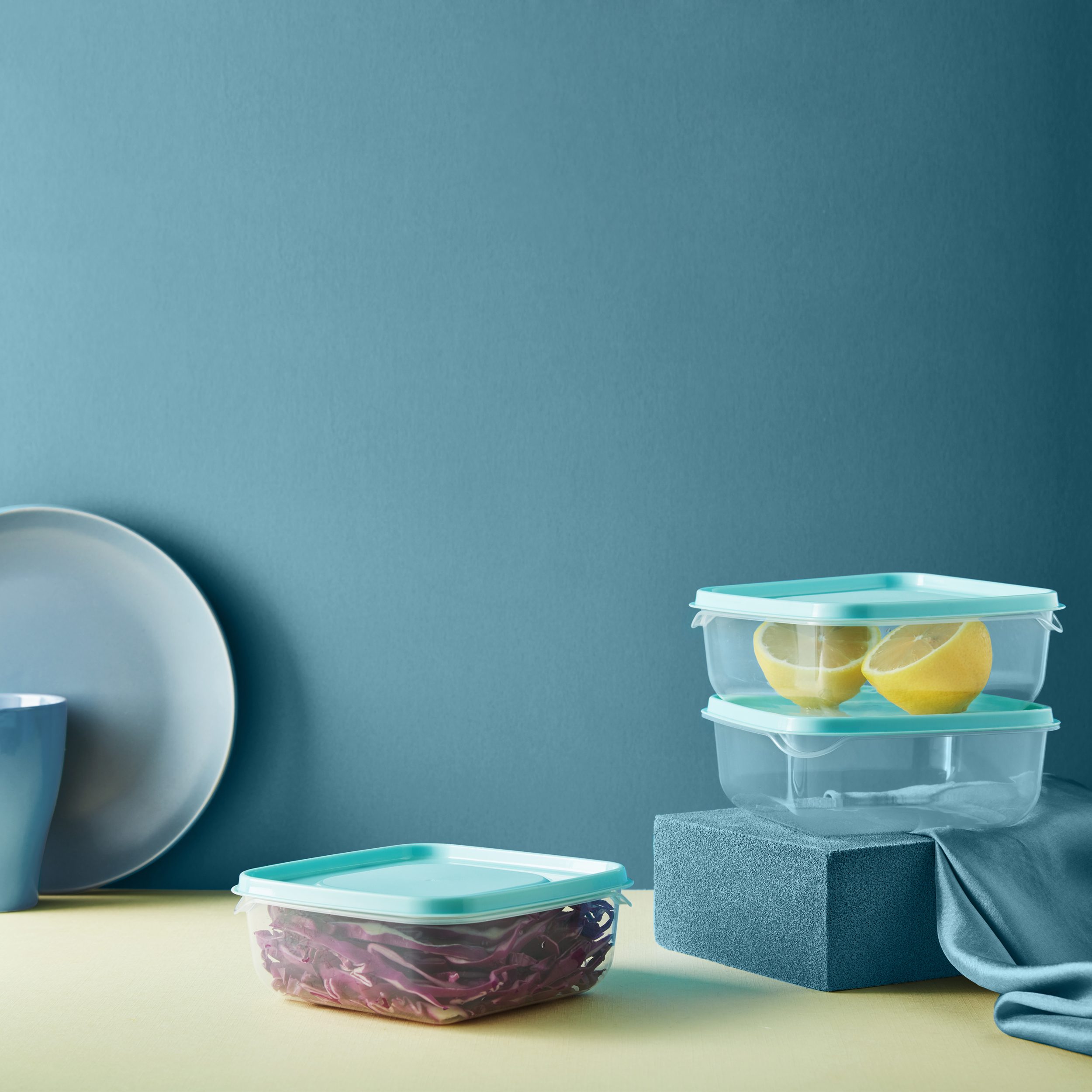 Plastic Food Keeper box with lids Clear food Storage new container boxes and bins Freezer containers Microwave and Dishwasher safe