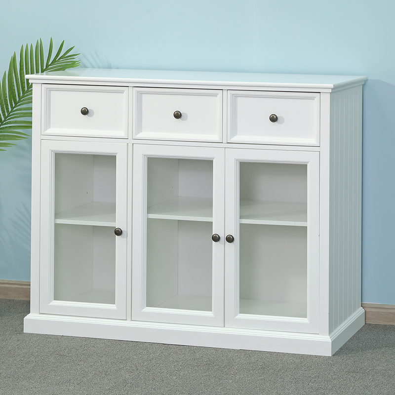 3 doors 3 drawers cabinet