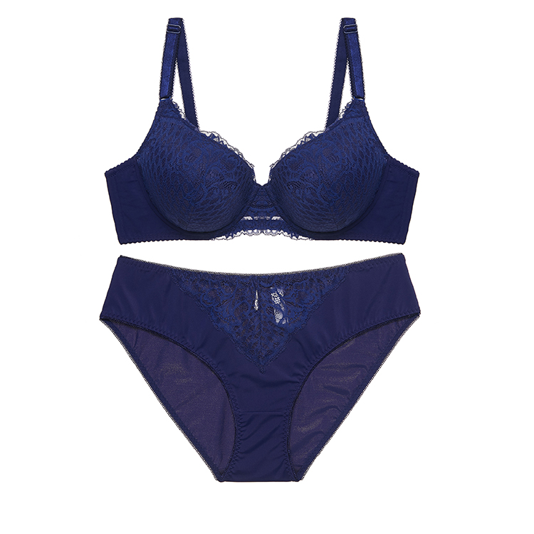 custom women's nylon underwear bra panty set