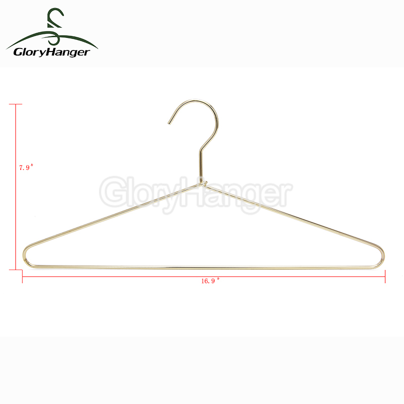 golden metal hanger