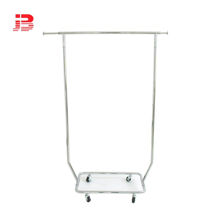 Mini folding clothes display shelf