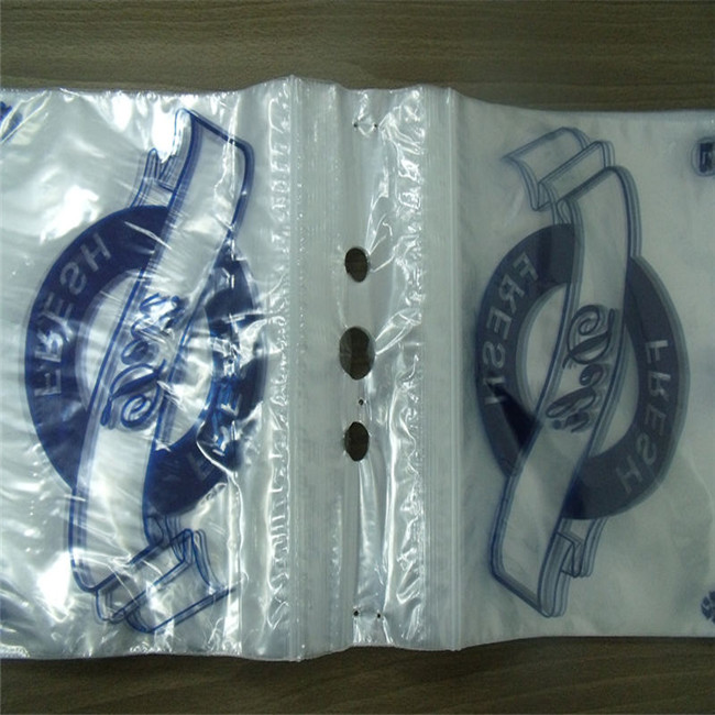 Custom High Quality PE Clear Deli Ziplock/Zip lock bag with print