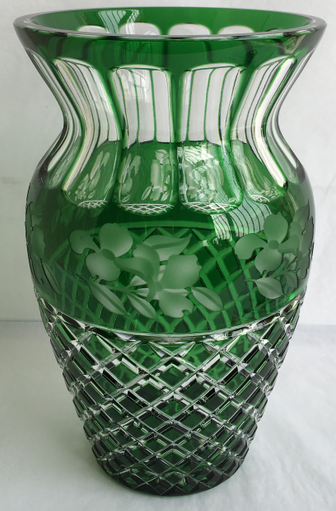 crystal vase
