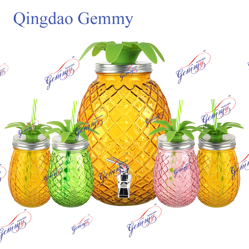 Glass beverage dispenser