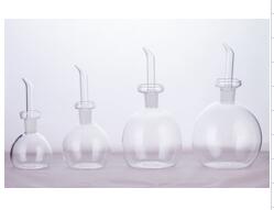 Classical Ball Shape Hand Made High Borosilicate Glass Oil Bottle For Kitchen Using ODM OEM