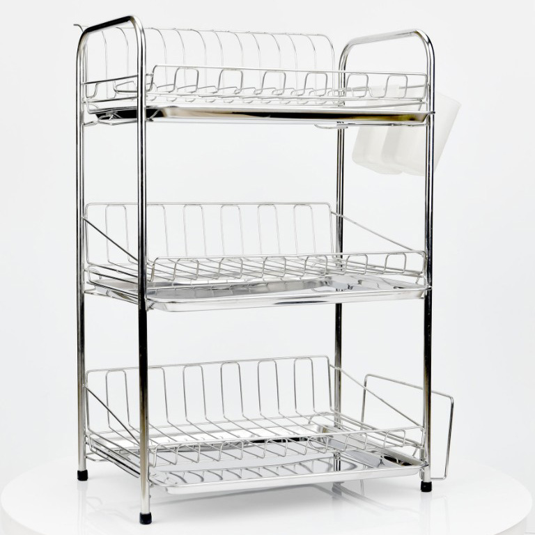 stainless steel three layer rack