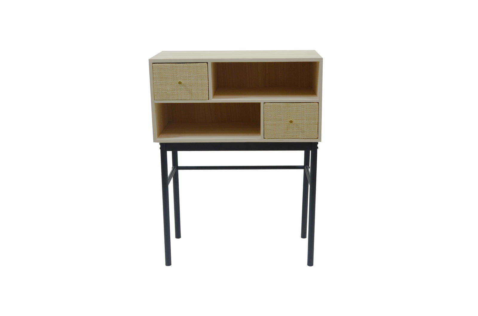 Rattan storage cabinet