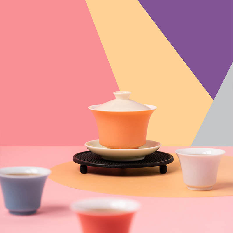 Wink series ceramic tea set