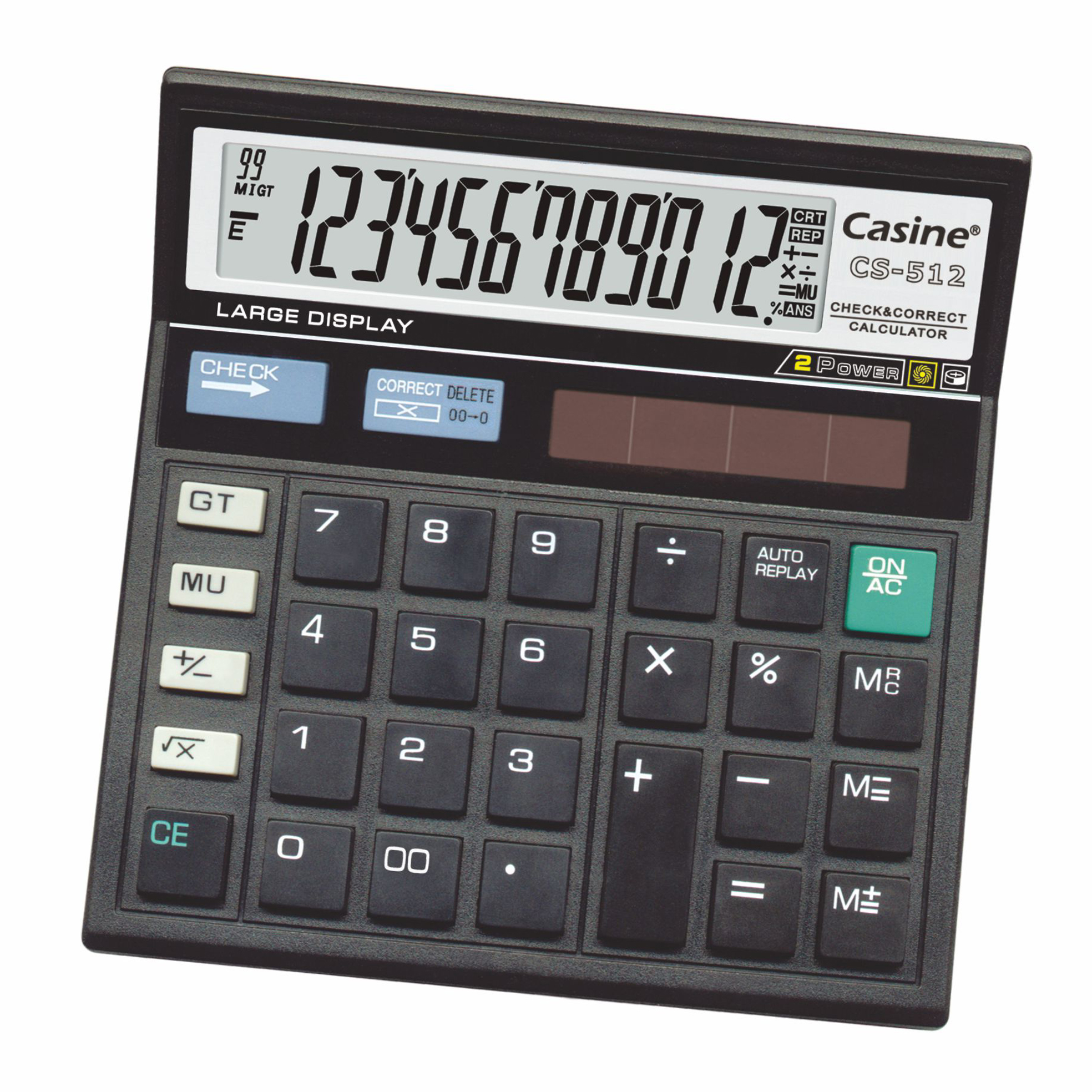 CS-512 - Casine_12-digit Check& correct calculator