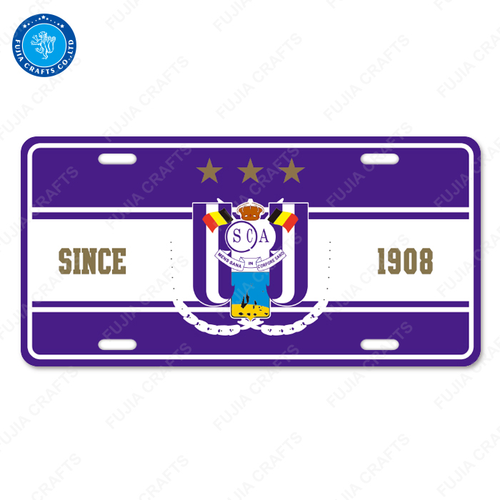 Aluminum no rustic license plate factory price funny printing car plate