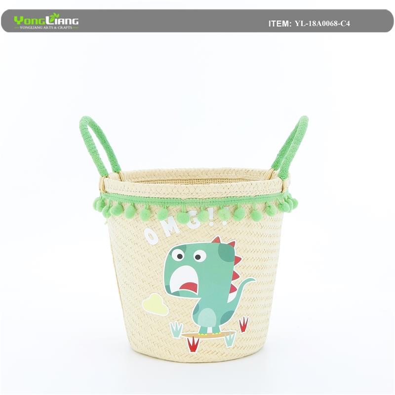 Paper Straw Storage Basket