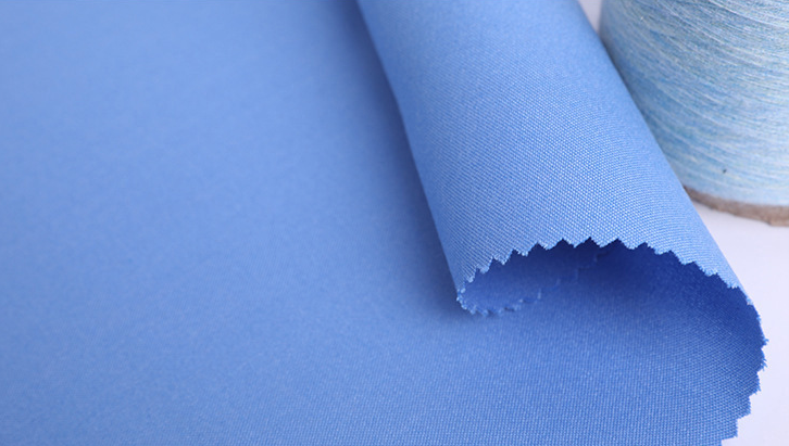 TR dyed fabric