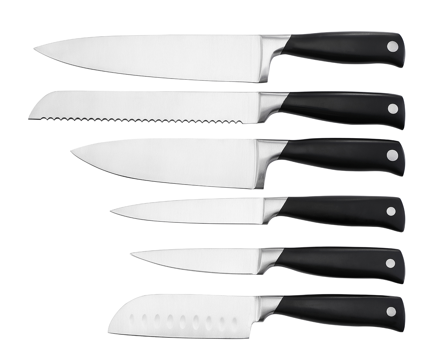 7pcs stainless steel kitchen knife set