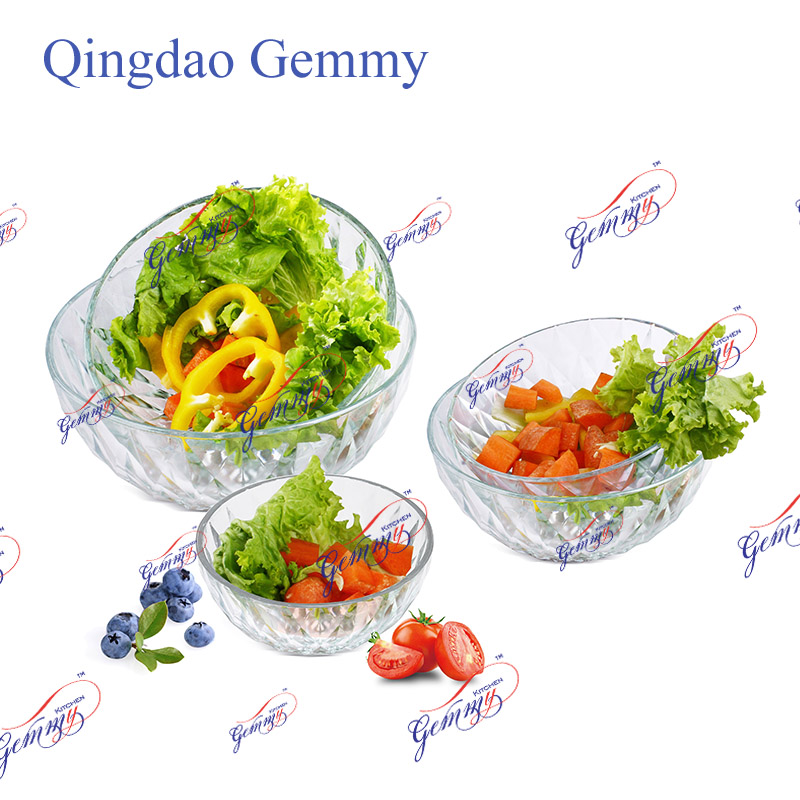 5pcs glass bowl set