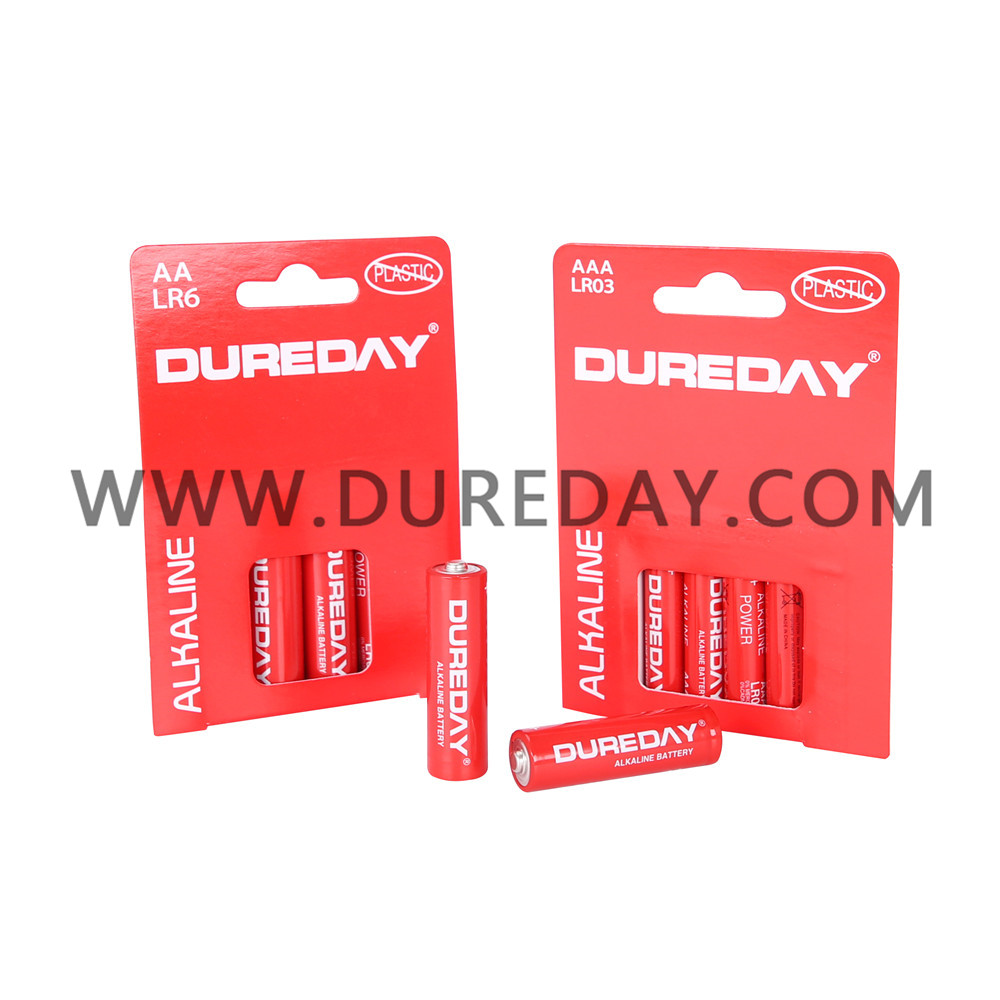 ALKALINE BATTERY LR03 paper card (NO Plastic)