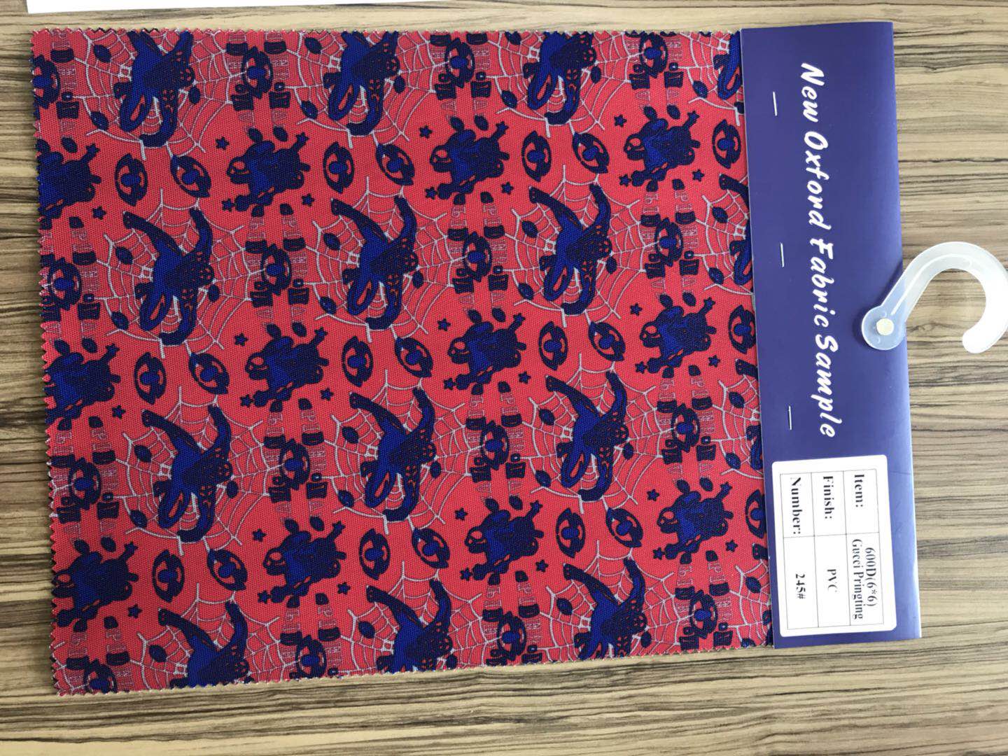600d(6*6) Gucci Printing Backing With PVC