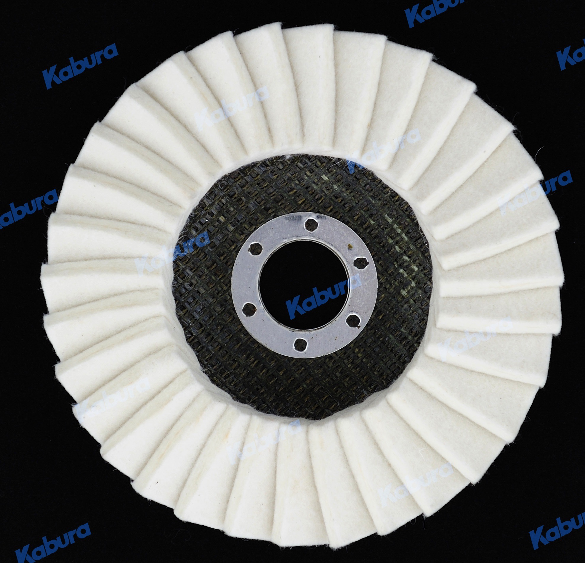 abrasive wool felt flap disc